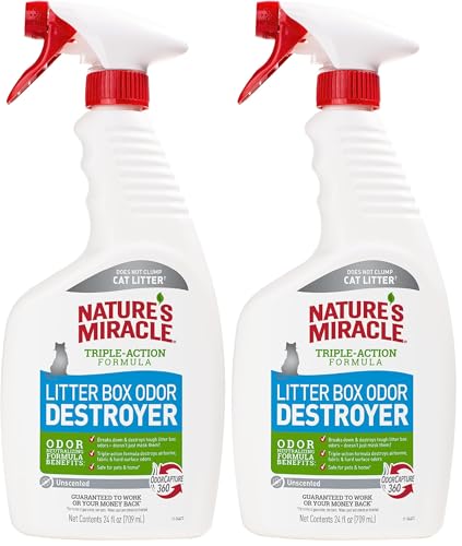 Nature's Miracle Litter Box Odor Destroyers (Pack of 2)