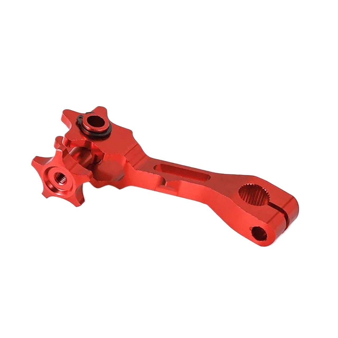 HONGSHIZI Handlebar Brake Clutch Lever Universal Motorcycle Rear Brake Rocker CNC Adjustable Tension Lever Motorbike Pit Dirt Bike Modification Part Brake Lever(1)