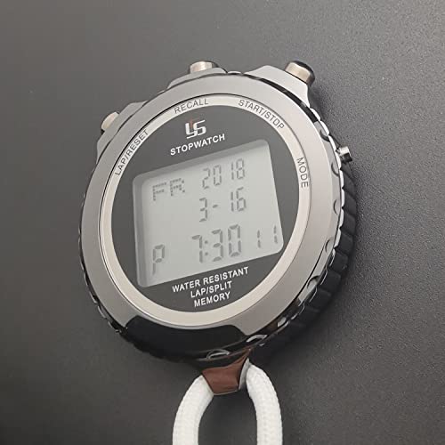 Rolilink Metal Stopwatch Stop Watch For Sports Waterproof Stopwatches Timer For Sports And Competitions (10 Lap) #TOP4