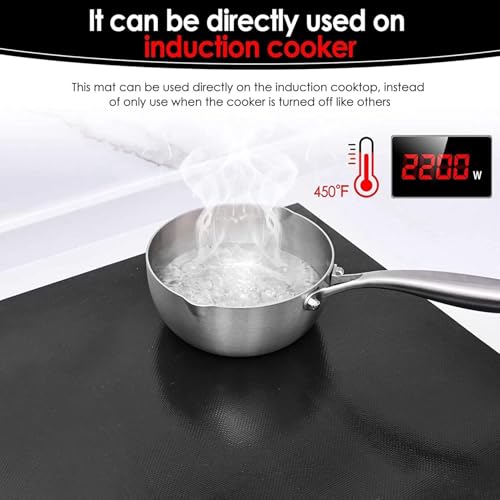 Tapis de cuisson à induction anti-rayures pour protéger la table en verre - 5