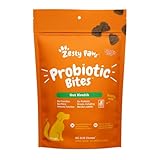 Probiotic Bites Soft Chews, Digestive Probiotics for Gut Flora & Immune Support for Dogs, Pumpkin Flavor 60 Count