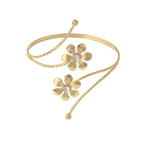 Gold Arm Cuff Jewelry for Women Silver Arm Cuff Bracelet Upper Band Armband Vacation Bangle Jewelry Gift