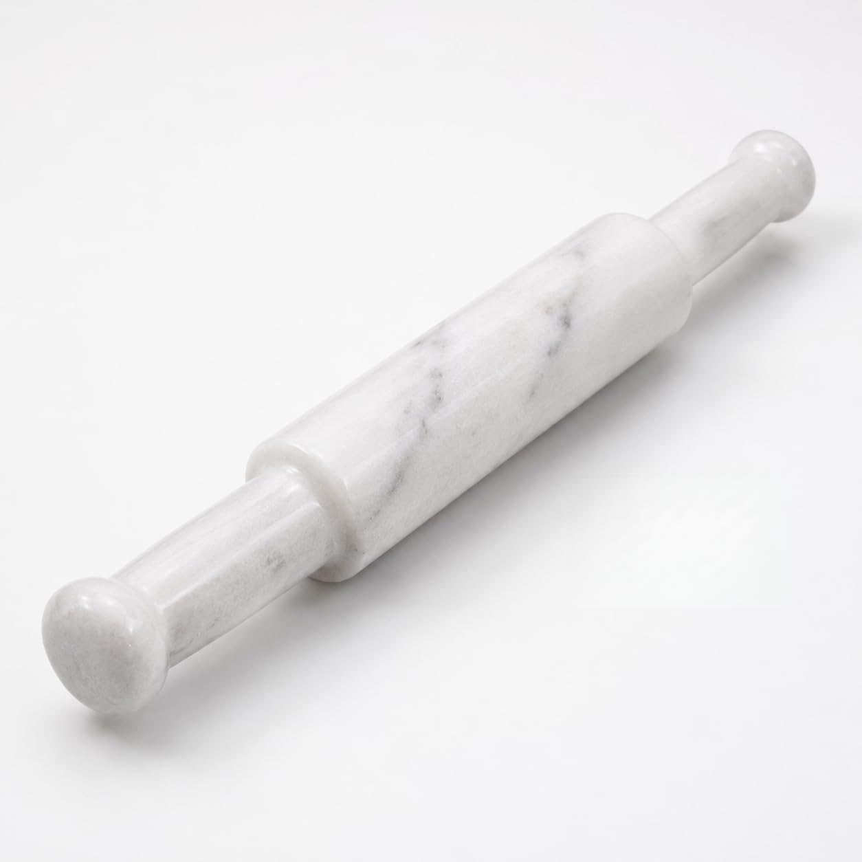White and Green Chakla | Roti Maker | Rolling Pin Board | Chapati Maker | Kitchen Tools for Home & Kitchen | Polished | Finished Marble Roti Maker. (White, Plan Marble Belan)-image-21