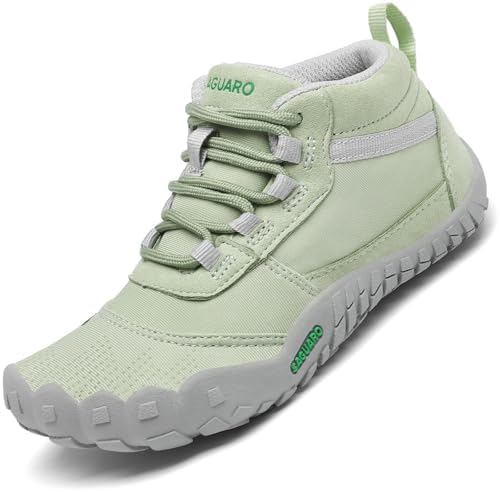 SAGUARO Blotevoetenschoenen voor kinderen, sneldrogend, wandelschoenen, lichte loopschoenen, maat 24-36, grafiet, zwart, 26 EU