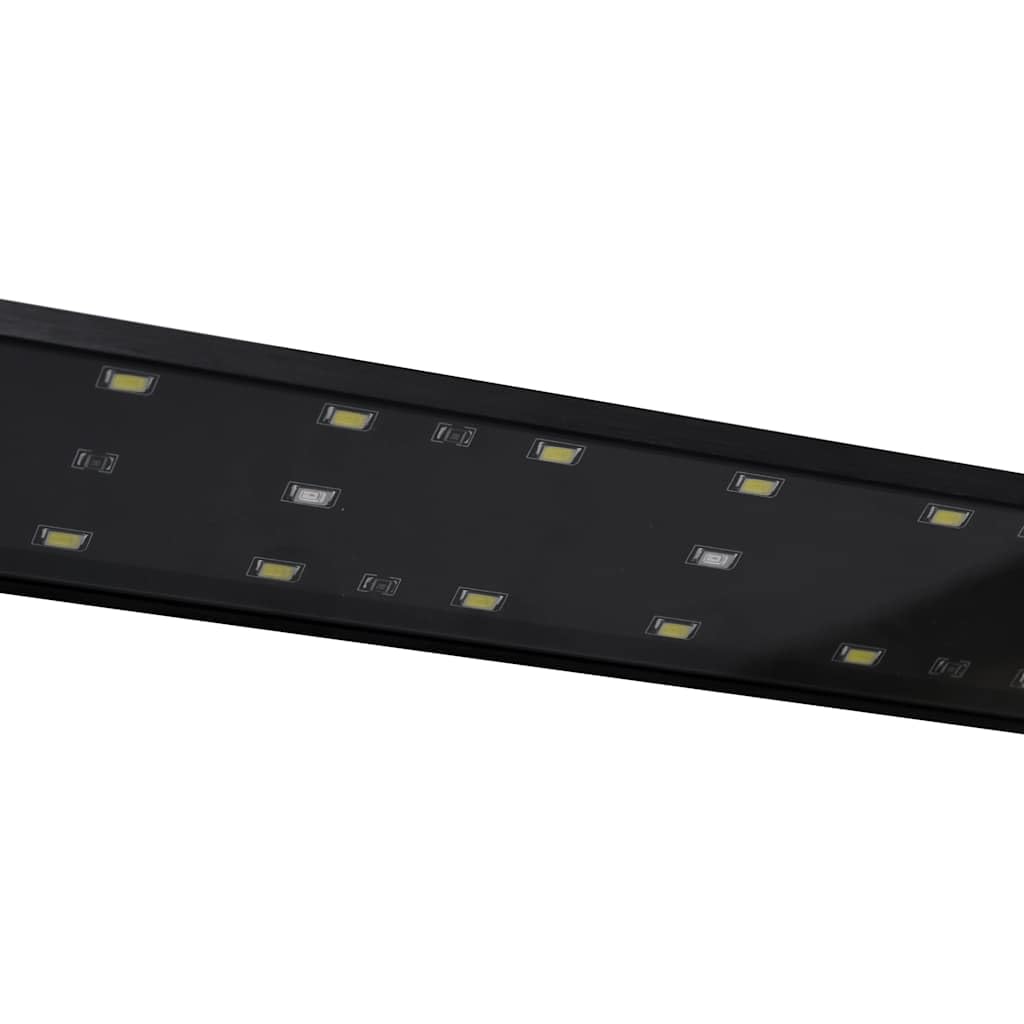 LED-Aquariumleuchte Aluminium mit Klemmen für 90-105 cm Aquarien, energiesparende LED Lichtleiste in Blau und Weiß, geeignet für Süßwasser und Meerwasser
