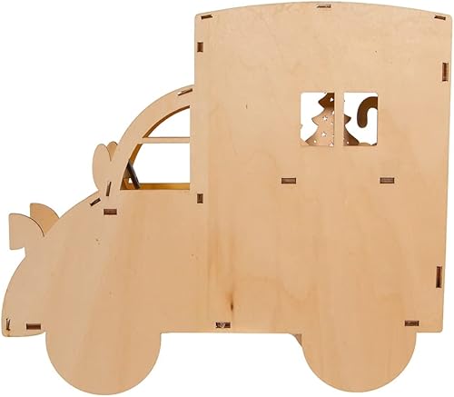 Miniatura 3 de Kurt S. Adler Mesa de camión de jengibre iluminada con pilas, 10 pulgadas, color marrón