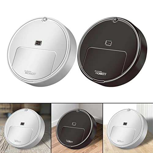 Image of Household Robot Automatic Vacuum Cleaner Floor Sweeping for Corner White