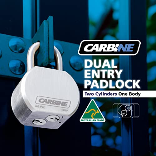 Image of Carbine Dual Entry Padlock 6061, Aluminium Body and Shackles
