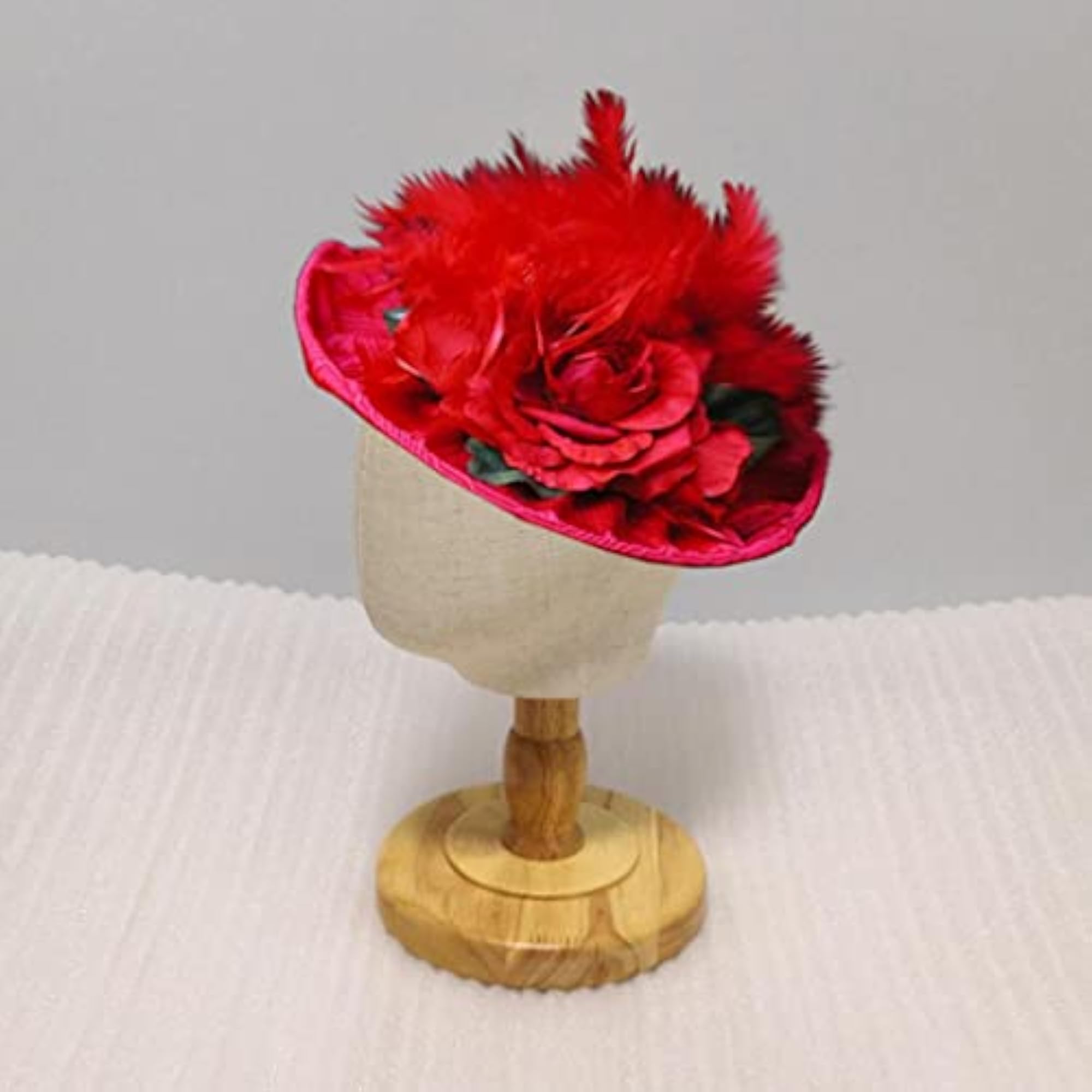 Canvas Tabletop Wig Mannequin Hat Holder Stand