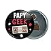 Badgmania Décapsuleur Aimanté Magnet Papy Geek Ouvre Bouteille Refrigerateur Idée Cadeau