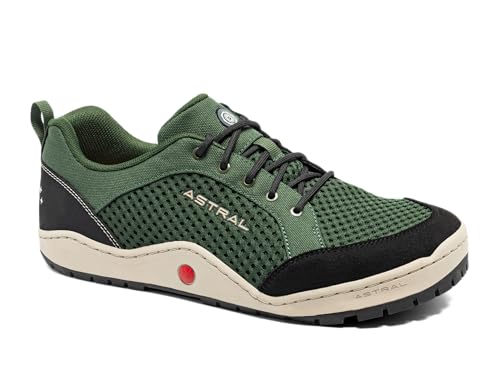 Astral TechYak Minimalist Trail Shoe - Zero Drop, Wider Toe Box, Exceptional Cushioning, Durable Grip & Ventilation, Eco-Friendly Outdoor Adventure Footwear, Fern Green, M10/ W11