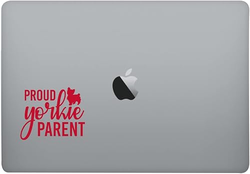 Miniatura 4 de Proud Yorkie - Calcomanías de vinilo para padres (paquete de 2) para parachoques de automóvil, ventana, laptop, tablet, teléfono (6 x 4.9 pulgadas,