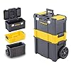 STANLEY STST1-80151 Carrello porta utensili 3 in 1, 3 livelli di stoccaggio, Capacità di carico 20 kg