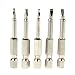 MMdex 5 Pieces in One Set Magnetic Triangle Head Screwdriver Bits S2 Steel 1/4 Hex Shank 50mm