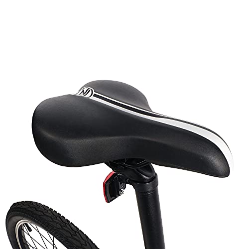ZiZZO Campo 20 inch Folding Bike with Shimano 7-Speed, Adjustable Stem, Light Weight Aluminum Frame (White) - Thumbnail 4