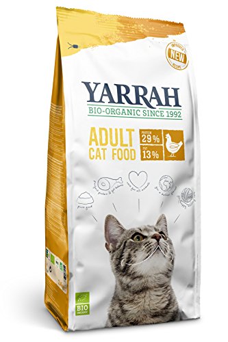 Yarrah BIO Nourriture sèche (Pour chats), croquettes au Poulet 6 kg