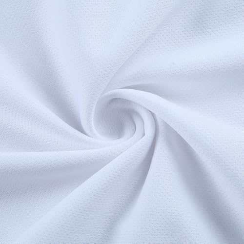 Camisa blanca básica de béisbol, manga corta, con botones, uniforme deportivo para hombres y mujeres adultos miniatura 6
