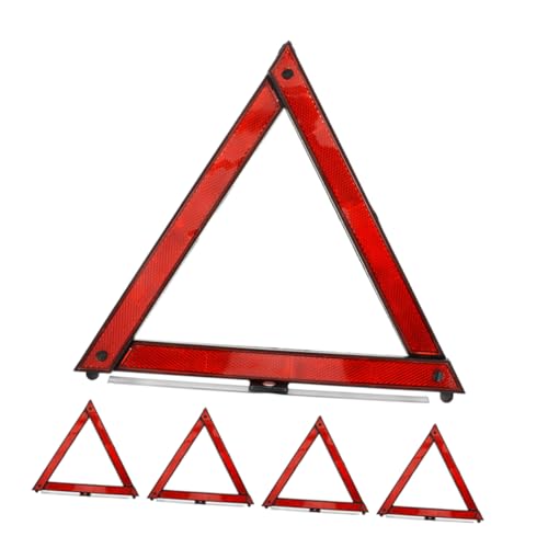 Kit 5 piezas triángulos reflectantes plegables de seguridad miniatura 1
