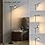 FIGDIFOR Floor Lamps for Living Room, 3 Color Temperatures Floor Reading Lamp with Flexible Head,Modern Tall Floor Lamp for Bedroom,Standing Lamp for Office Working,Black