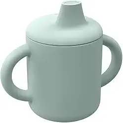 Copo de Silicone Life NT-2 120ml para Criança/Bebê Verde, Ideal para Primeiros Passos de Alimentação