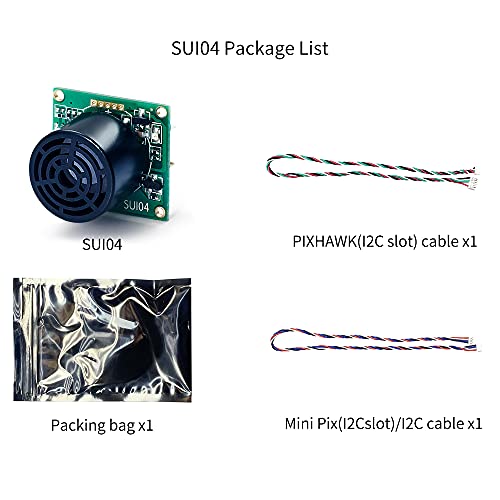 Radiolink Sui04 Ultrasonic Sensor Range Finder Obstacle Avoidance For Racing Drone, Robots, Quadcopter, Multi-Copter #TOP5