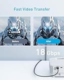 Anker HDMI Cable 4K/60Hz, 25 ft High Definition HDMI Cord, 18 Gbps Certified Premium High Speed, Compatible with PlayStation 5, Xbox, Samsung, Sony 4K TVs, and More - Image 3