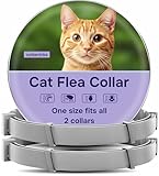 Flea and Tick Prevention for Cats - Collar - 2 Count - Adjustable