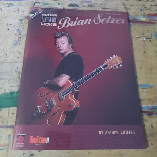 Brian Setzer - Guitar Legendary Licks Book/Online Audio