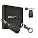 MECHCOS Compatible with fit for 2019 RAM 1500 Truck Pickup 4 Buttons Only for Push Button Start Leather Case Key Fob Cover Keyless Remote Holder Protecter, Bonus: Key Ring