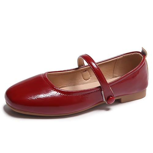 Women's Classic Fashion Round Head Soft Flat Mary Jane Shoes Minimalist and Comfortable Ballet Flat Shoes with Buckles