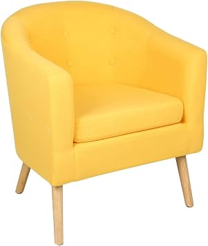OHMG fauteuil crapaud velours scandinave