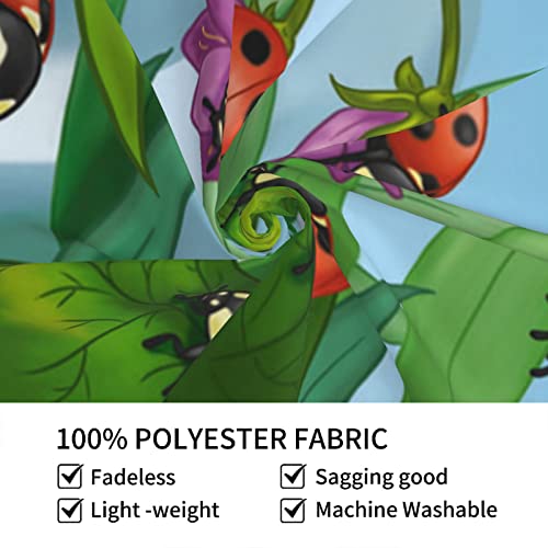 Ladybug Print Indoor Tapestry Wall Hanging Print Tapestries Home Art Decor Large Size 59Ã—59 Inches For Living Room Bedroom Office And Study #TOP4