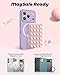 amBand Magnetic Suction Phone Mount for MagSafe Case, Silicone Octo Cup Buddy Sticky Grip Holder for iPhone, Removable Hands-Free Selfie/Video for TikTok Influencers, Women Gift, Light Pink