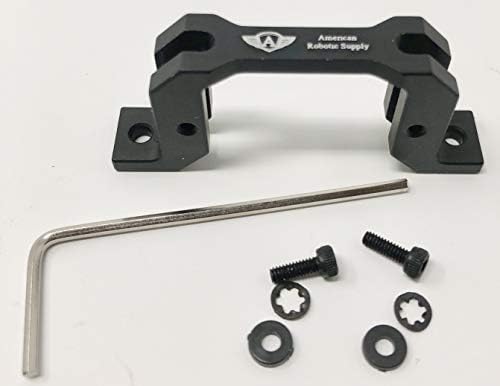 CNC Micro Servo Mounting Bracket/Protector (Black Finish)