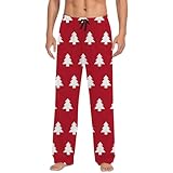 DBMZV Halloween Herren Cargo Hose Camouflage Freizeithose Elastische Taille Arbeitshose Lange Baumwolle Jogginghose mit Tachen Weihnachtsmann Kostüm Ausleihen