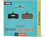 MTB Bremsbeläge für Shimano D02S D03S Saint BR-MT420 SLX Bremsen I Hochleistungs-Resin I Langlebig & passgenau für E-Bikes und Mountainbikes I 1 Paar organische Scheibenbremsbeläge