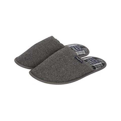 Tokyo Laundry Firth Grey Mule Slippers Cover