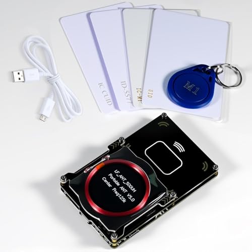 Proxmark3 Easy V3.0 DEV Kit RDV4 Memory ID M1 IC RFID Card Reader Decryptor Decoder with Integrated Antenna 5X HF LF IC ID Cards