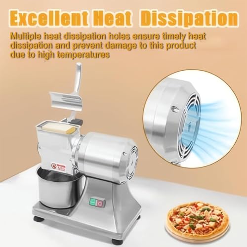 Rallador eléctrico comercial de queso acero inoxidable 550W miniatura 3