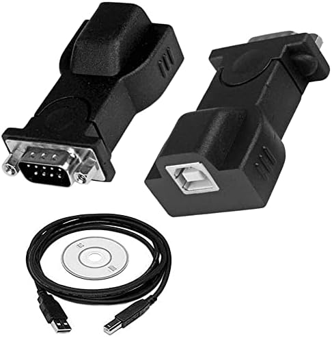 USB to Serial DB9 Converter Adapter for Compatible Windows 10, 8.1, 8,7, Vista, XP, 2000, Linux, Mac OS X 10.6 and Above (USB to Serial DB9 Adapter)