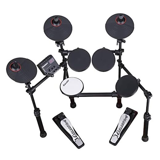 Carlsbro CSD100 - Kit de batería digital electrónica MAPEX taburete