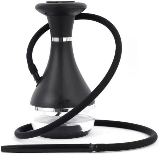 Wireless Electric Hookah – Charcoal-Free Portable Shisha Set with Type-C Charging & LED, Complete Electronic Hookah Lounge Kit