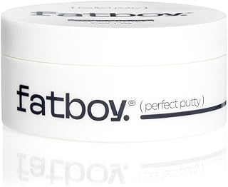 Fatboy Hair Perfect Putty, Styling Kaolin Clay Putty, Medium Hold for Volume & Texture, Matte Finish, Hair Care for All Hair Types, Flexible Lightweight Formula, Paraben Free, Color Safe, 2.6 Oz