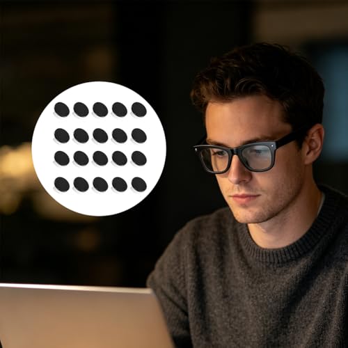 Image of ZORBES 20Pcs LED Light Blocking Stickers Compatible with Ray-Ban Meta /Wayfarer /Oakley /Skyler /Headliner Smart Glasses, Camera Privacy Cover Accessories, Protective Soft Diffuser Indicator Lights