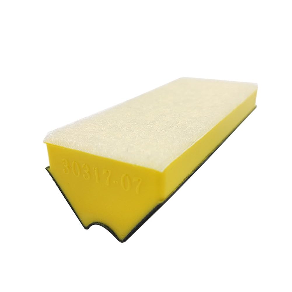 EasyByMall Juego de 9 bloques de lijado a mano, kit de lijadora de espuma contorneada para pulido de madera, reparación de automóviles, acabado de muebles y desbarbado