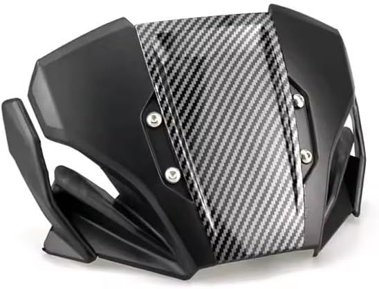 Windshield For Triumph Trident 660 2018-2024 Motorcycle Windshield WindScreen Front Screen Wind Deflector Accessories（Carbon fiber pattern）
