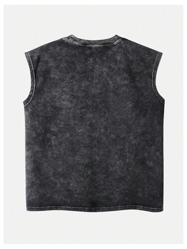 Men's Rhinestone Tank Top Vintage Crew Neck Sleeveless Summer Tops2