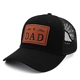 Dad Hats for Men- Fathers Day Birthday Gifts for Dad Husband Papa Him from Daughter Son Wife- Black Baseball Cap for Men