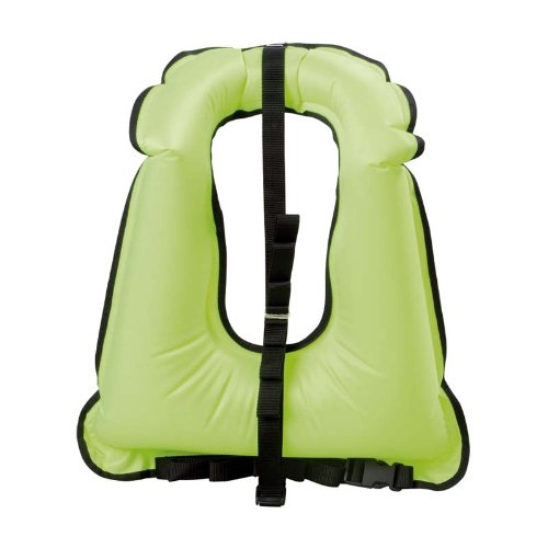 Scuba Max Snorkeling Vests Adult With Straps (Small, Neon Yellow)