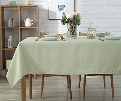 Nappe de table carré rectangulaire anti-rayures en tissu lin - 2
